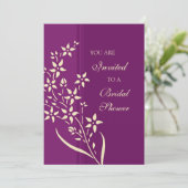 Kaarten voor het uitnodigen van kruimels en geel t (Staand voorkant)