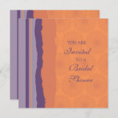 Kaarten voor het uitnodigen van Sinaasappels en sl (Voorkant / Achterkant)