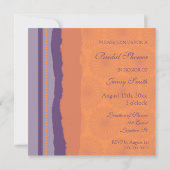 Kaarten voor het uitnodigen van Sinaasappels en sl (Achterkant)