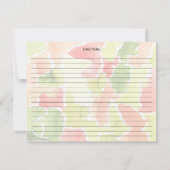 Kaarten voor het verzamelen van kleurrijke zeeoort (Achterkant)