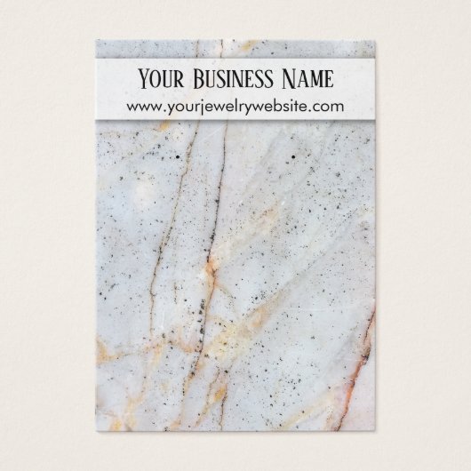 Kaarten voor het weergeven van goudkleurige "marme visitekaartjes (Voorkant)