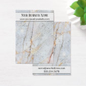Kaarten voor het weergeven van goudkleurige "marme visitekaartjes (Bureau)