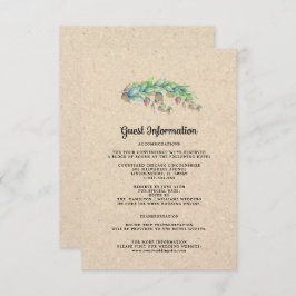 Kaarten voor huwelijksbezoekersinformatie | Kraft 