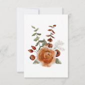 Kaarten voor huwelijksuitnodiging RSVP (Achterkant)