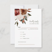 Kaarten voor huwelijksuitnodiging RSVP (Voorkant)