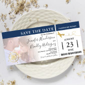 Kaarten voor instapkaarten | Navy Save the Date Ph