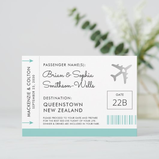 Kaarten voor instapkaarten voor individuele escort (Staand voorkant)