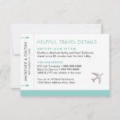 Kaarten voor instapkaarten voor individuele escort (Achterkant)