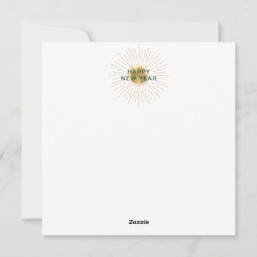 Kaarten Voor Jaarlijkse Feesten Gelukkig Nieuwjaar (Achterkant)