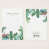 Kaarten voor juwelenweergave verdienen ・ Drijvende Visitekaartje (Voorkant /achterkant)