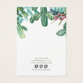 Kaarten voor juwelenweergave verdienen ・ Drijvende Visitekaartje (Achterkant)