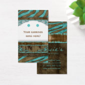 Kaarten voor juweliersweergave bevestigen Western  Visitekaartjes (Bureau)