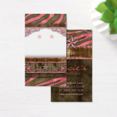 Kaarten voor juweliersweergave Kute Zebra Star Visitekaartjes (Bureau)