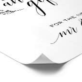 Kaarten voor kalligrafie en weddenschappen met cad poster (Hoek)