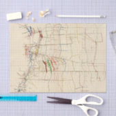 Kaarten voor kernreactoren Nummer VI Tissuepapier (Craft)