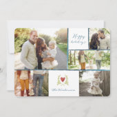 Kaarten voor kerst met collage - Rustic Floral Dee (Voorkant)