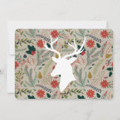 Kaarten voor kerst met collage - Rustic Floral Dee (Achterkant)