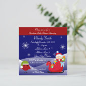 Kaarten voor kerstBaby shower (Staand voorkant)