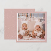 Kaarten voor kerstfoto's (Voorkant / Achterkant)