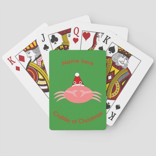 Kaarten voor kerstkrabben (Achterkant)