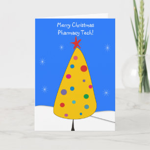 Kaarten voor kerstmis met apotheek #4 Blue