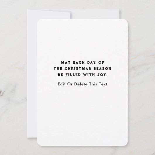 Kaarten voor kerstmis met kleinkinderen (Achterkant)