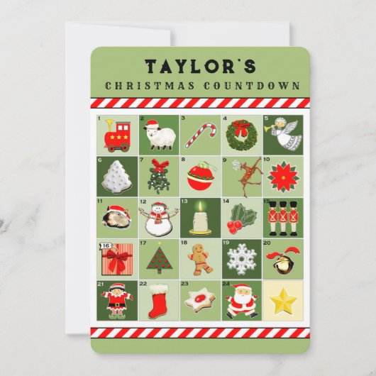 Kaarten voor kerstmis met kleinkinderen (Voorkant)