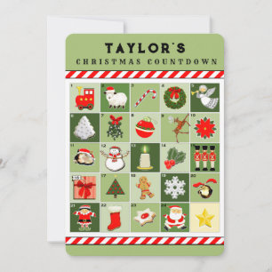 Kaarten voor kerstmis met kleinkinderen