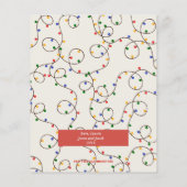 Kaarten voor kerstverlichting en foto's (Achterkant)