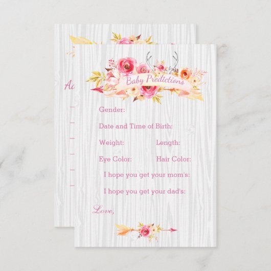 Kaarten voor kindervoorspelling en advies (Voorkant / Achterkant)