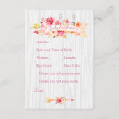 Kaarten voor kindervoorspelling en advies (Voorkant)