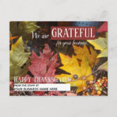 Kaarten voor kleine zakelijke Thanksgiving (Voorkant)