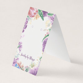 Kaarten voor kleurrijke Floral Lijst Spring Earnin