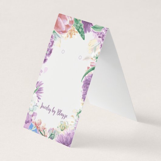 Kaarten voor kleurrijke Floral Lijst Spring Earnin (Voorkant)