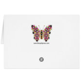 Kaarten voor kleurrijke naaimachine Kilt Pattern N (Achterkant Horizontaal)