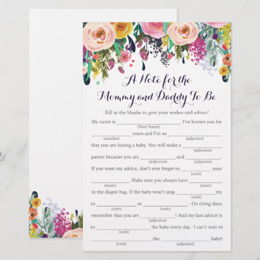 Kaarten voor kleurrijke ventilatoradvies voor Baby (Voorkant / Achterkant)