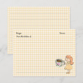 Kaarten voor koffieontvangst (Voorkant / Achterkant)