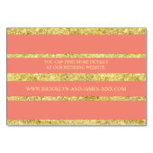 Kaarten voor koraalweddenschappen Goudolie-effect (Achterkant)