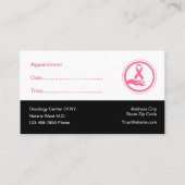 Kaarten voor medische benoeming voor een arts afsprakenkaartje (Voorkant)