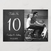 Kaarten voor moderne Chalkboard-foto-weddenschappe (Achterkant)