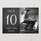 Kaarten voor moderne Chalkboard-foto-weddenschappe (Voorkant)