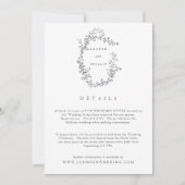 Kaarten voor moderne fijne zweetbruiloft (Voorkant)