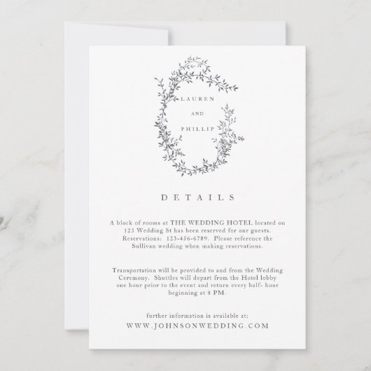 Kaarten voor moderne fijne zweetbruiloft (Voorkant)