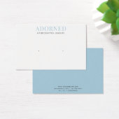 Kaarten voor moderne grafische blauwvintonijnweerg visitekaartje (Bureau)