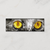 Kaarten voor monokeykatprofiel mini visitekaartje (Achterkant)