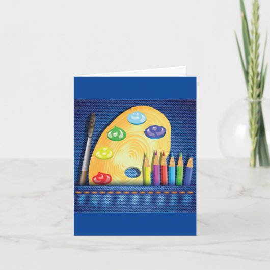 Kaarten voor pencils en penseelartikelen (Voorkant)
