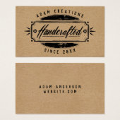 Kaarten voor persoonlijk handgeschreven labels visitekaartje (Voorkant /achterkant)