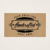 Kaarten voor persoonlijk handgeschreven labels visitekaartje (Voorkant)