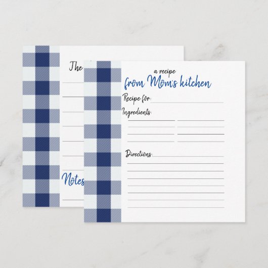 Kaarten voor persoonlijk ontvangen (Voorkant / Achterkant)