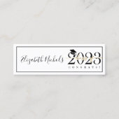 Kaarten voor persoonlijke Afstuderen Contactkaartje (Voorkant)